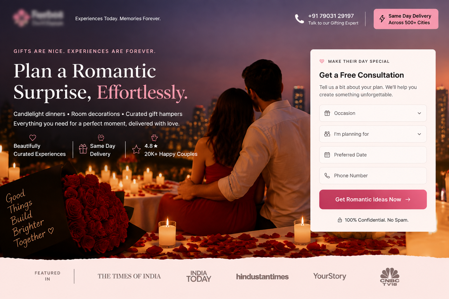 Landing page project 01