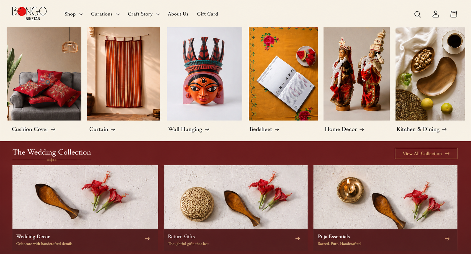 Ecommerce website project screenshot